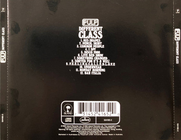 Pulp : Different Class (CD, Album)