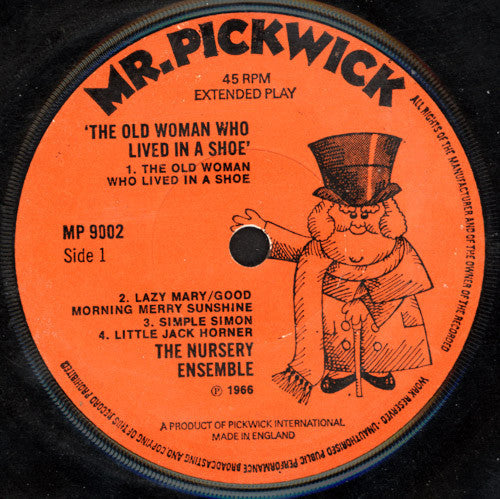 The Nursery Ensemble* : The Old Woman Who Lived In A Shoe (7", EP)