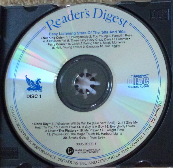 Various : Easy Listening Stars Of The '50s And '60s (5xCD, Comp, RM + 2xBox)