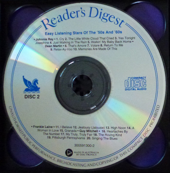 Various : Easy Listening Stars Of The '50s And '60s (5xCD, Comp, RM + 2xBox)