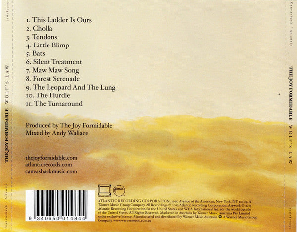 The Joy Formidable : Wolf's Law (CD, Album)