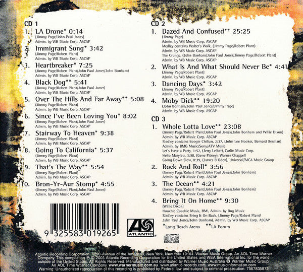 Led Zeppelin : How The West Was Won (3xCD, Album)