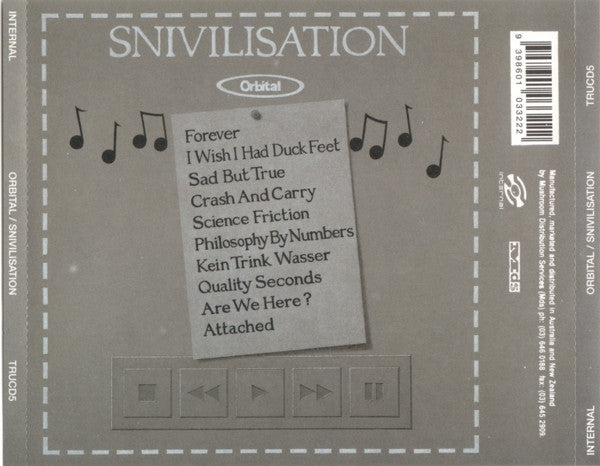 Orbital : Snivilisation (CD, Album)