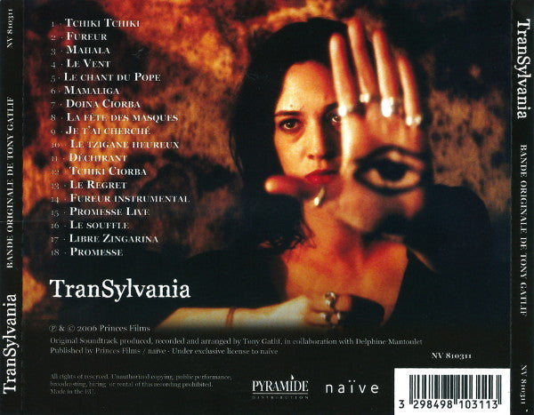 Tony Gatlif, Delphine Mantoulet : Transylvania (Bande Originale) (CD, Album)