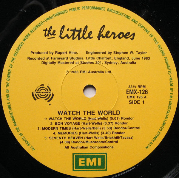 The Little Heroes* : Watch The World (LP, Album)