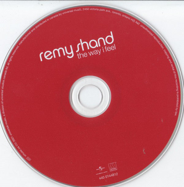 Remy Shand : The Way I Feel (CD, Album)