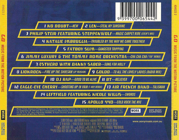 Various : Go (Music From The Motion Picture) (CD, Comp)