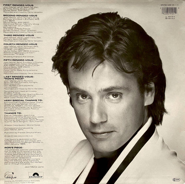 Jean-Michel Jarre : Rendez-Vous (LP, Album)