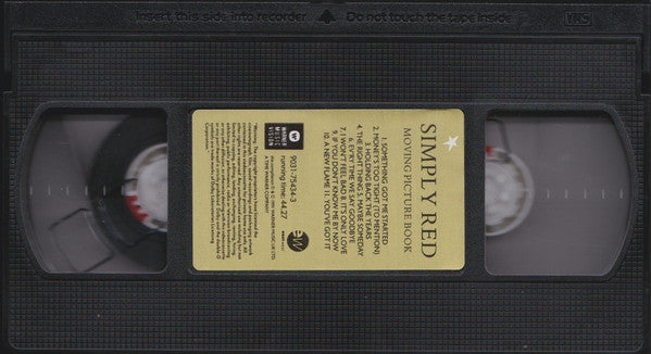 Simply Red : Moving Picture Book (VHS, PAL)