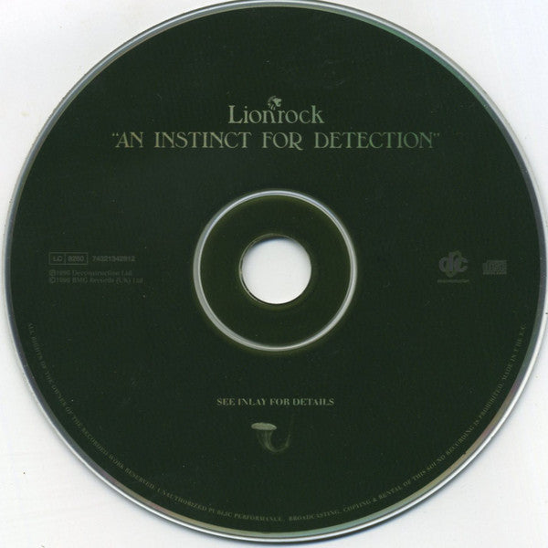 Lionrock : An Instinct For Detection (CD, Album)