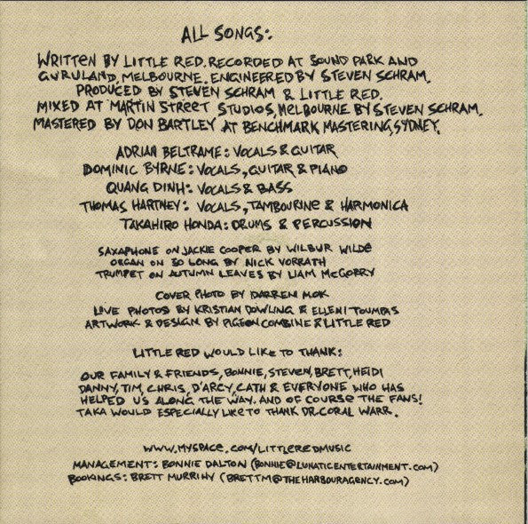 Little Red (2) : Listen To Little Red (CD, Album)