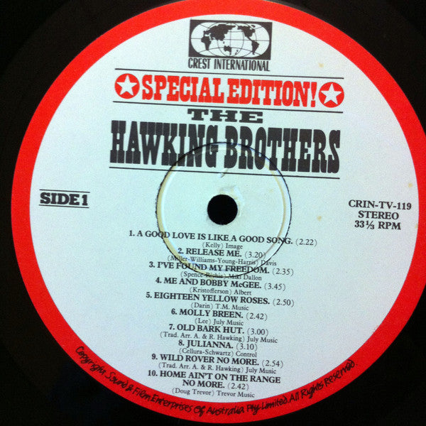 The Hawking Brothers : Special Edition (LP, Album, Gat)