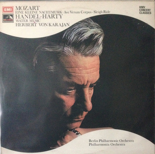 Wolfgang Amadeus Mozart, Georg Friedrich Händel, Michael Haydn, Berliner Philharmoniker, Herbert von Karajan : Eine Kleine Nachtmusik, Ave Verum Corpus, Sleigh Ride (LP, Album)