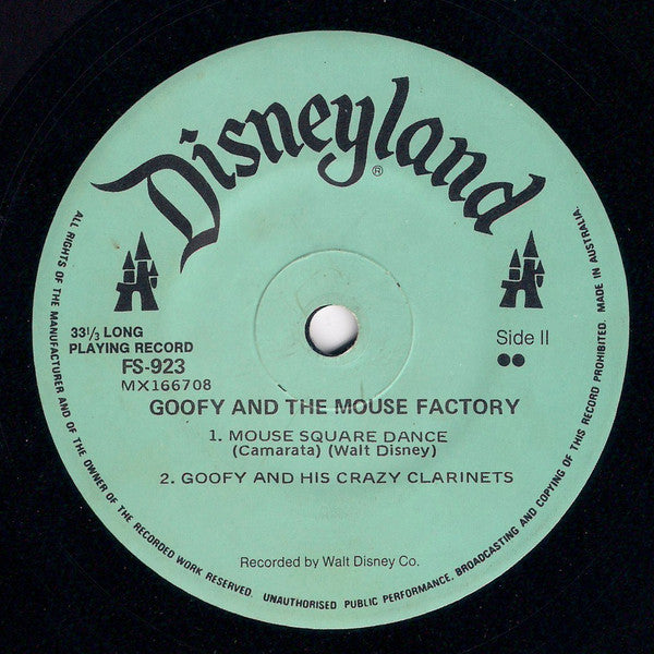 Goofy And The Mouse Factory : Goofy And The Mouse Factory (7")