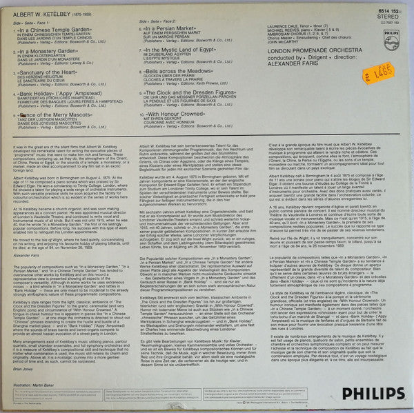 Ketèlbey*, London Promenade Orchestra* : In A Persian Market / In A Monastery Garden / In A Chinese Temple Garden (LP, Album)