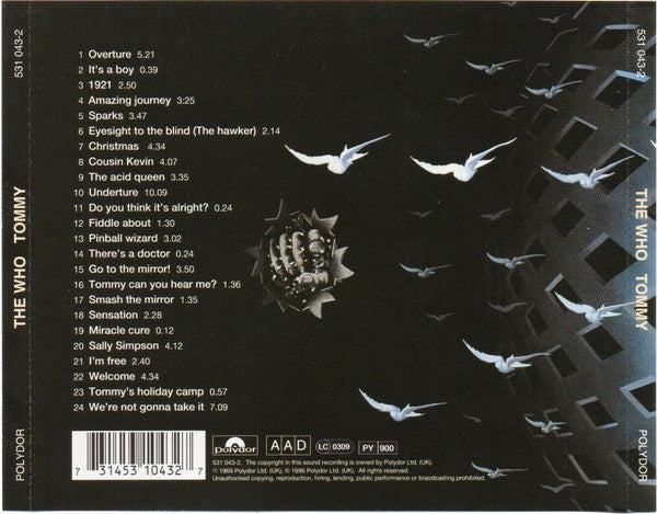 The Who : Tommy (CD, Album, RE, RM)