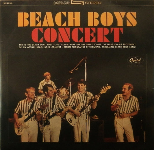 The Beach Boys : Beach Boys Concert (LP, Album, RE)