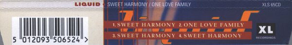 Liquid : Sweet Harmony / One Love Family (CD, Single)
