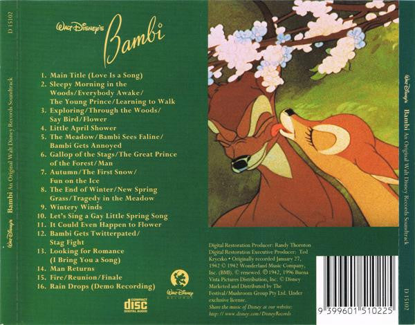 Buy Various : Walt Disney's Bambi (CD, Album) Online for a great