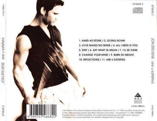 Jon Stevens : Are U Satisfied (CD, Album)