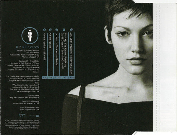 Juliet : Avalon (CD, Maxi, Copy Prot.)