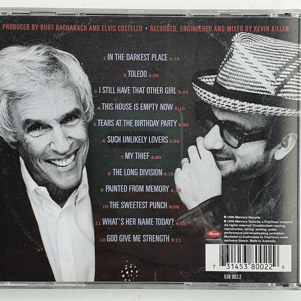Elvis Costello With Burt Bacharach : Painted From Memory (HDCD, Album)