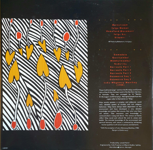 Yothu Yindi : Homeland Movement (LP, Album)