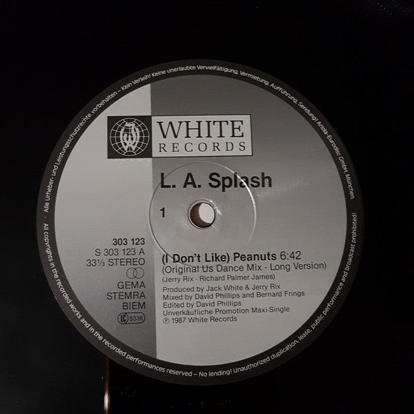 L.A. Splash : (I Don't Like) Peanuts (2x12", Ltd, Promo + Box)