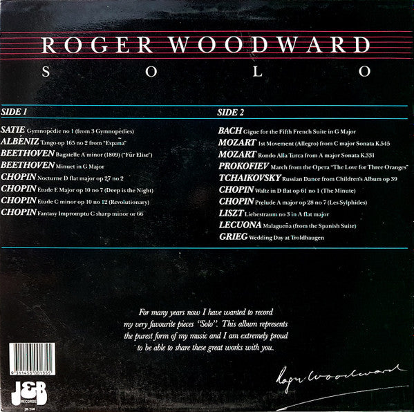 Roger Woodward : Solo (LP)