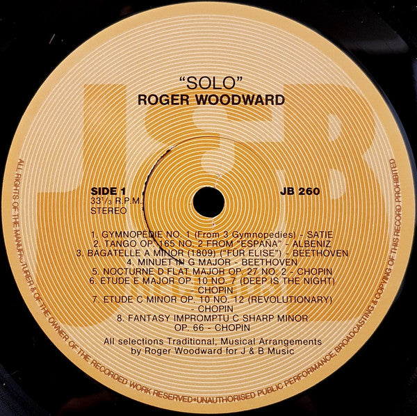 Roger Woodward : Solo (LP)