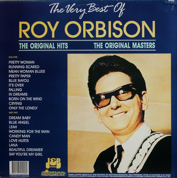 Roy Orbison : The Very Best Of Roy Orbison (LP, Comp)