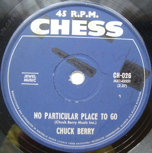 Chuck Berry : No Particular Place To Go (7")