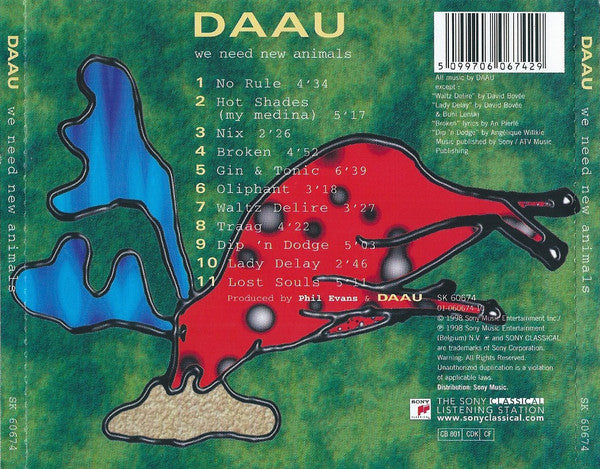 DAAU : We Need New Animals (CD, Album)