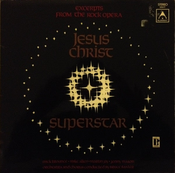 Andrew Lloyd Webber And Tim Rice : Jesus Christ Superstar - Excerpts From The Rock Opera (LP, Album)