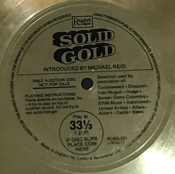 Various : Solid Gold (Flexi, 7", S/Sided, Promo, Gol)