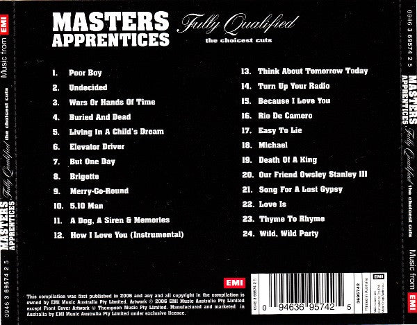 The Master's Apprentices : Fully Qualified: The Choicest Cuts (CD, Comp)