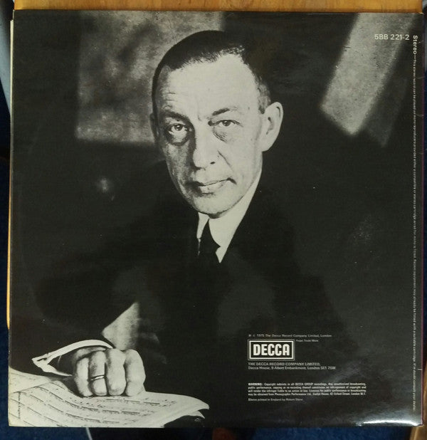 Sergei Rachmaninov*, Vladimir Ashkenazy : 24 Preludes (2xLP, Gat)