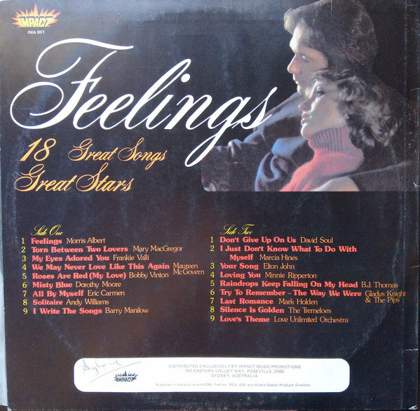 Various : Feelings (LP, Comp, Ltd)