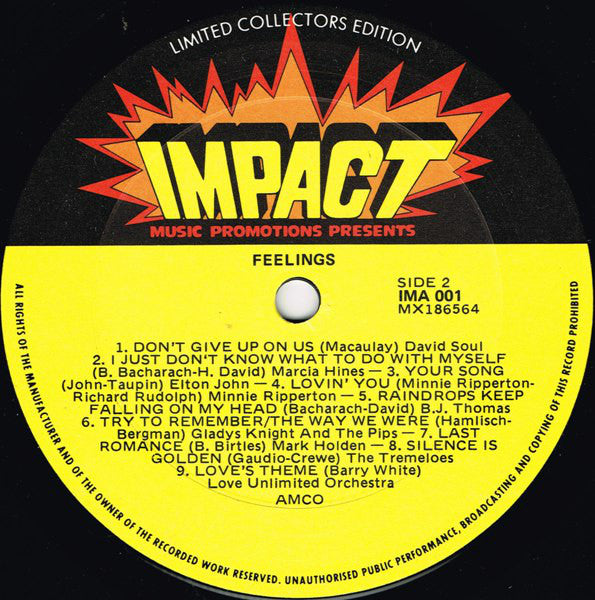 Various : Feelings (LP, Comp, Ltd)