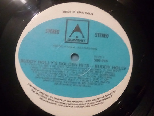 Buddy Holly : Buddy Holly's Golden Hits (LP, Comp, Gat)
