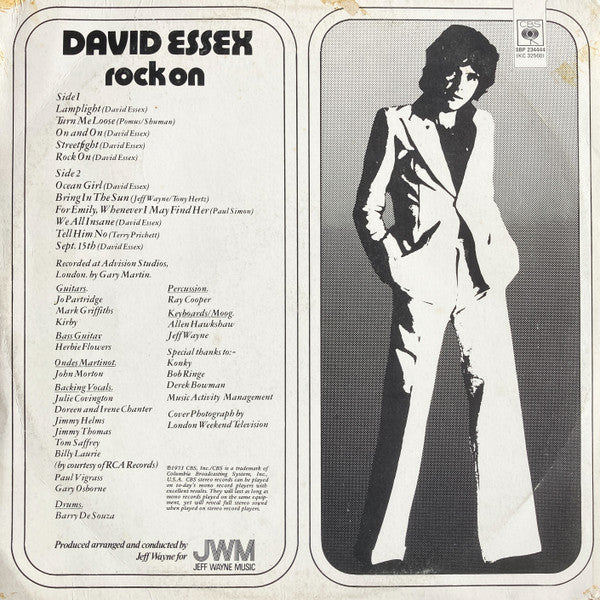David Essex : Rock On (LP, Album)