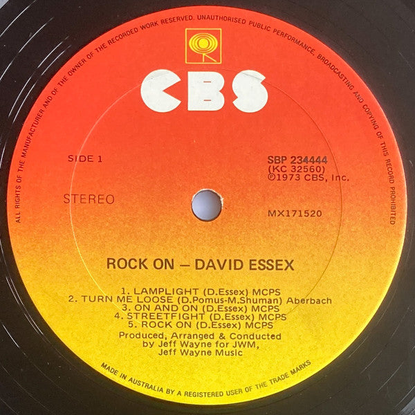 David Essex : Rock On (LP, Album)