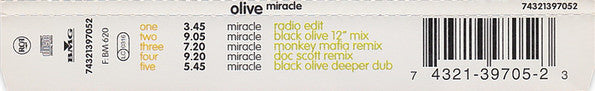 Olive : Miracle (CD, Maxi)