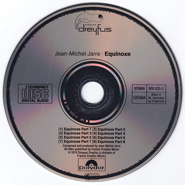 Jean-Michel Jarre : Equinoxe (CD, Album, RP)