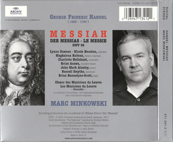 G. F. Handel*, Minkowski* : Messiah (2xCD)