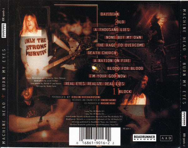 Machine Head (3) : Burn My Eyes (CD, Album, RP)