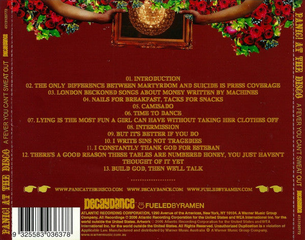 Panic! At The Disco : A Fever You Can't Sweat Out (CD, Album)