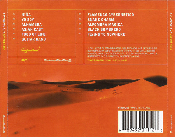 Suv : Desert Rose (CD, Album)