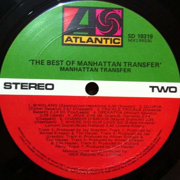 The Manhattan Transfer : The Best Of The Manhattan Transfer (LP, Comp)