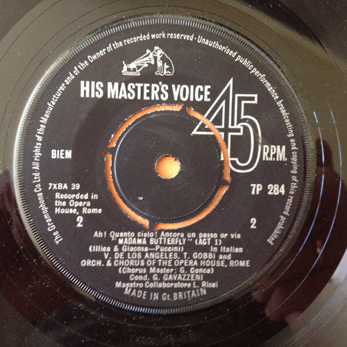 Victoria De Los Angeles, Tito Gobbi & Chorus* : Humming Chorus And Entrance Of Butterfly (7")
